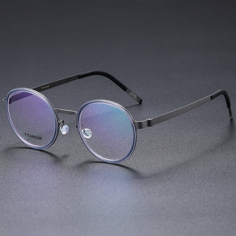 Denmark Brand Ultralight Glasses Round Titanium Pr – Grandado