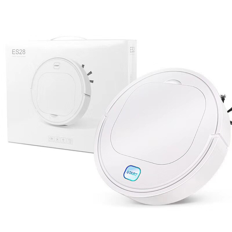 Aihogard 3 IN1 ES28 Robot Vacuum Cleaner Auto USB Charge Smart Dry/Wet Floor Mop Sweep Robotic Vacuum Floor Cleaner Auto Dustpan: Default Title