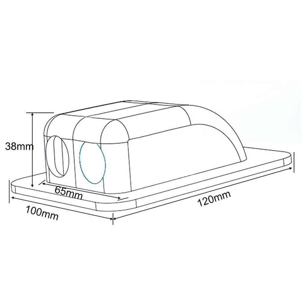 Protection Cover Cable Entry Gland Cable Box for Solar Panels Motorhomes Yachts DQ