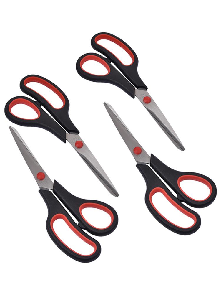 8 Inch Sewing Scissors Clothing Tailor's Scissors Stationery Office Scissor Soft Comfort Grip Handles Sharp Cuts Tool