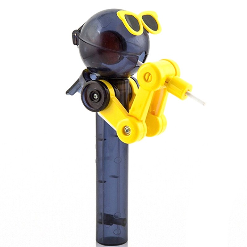 18.5*9cm Lollipop Holder Decompression Toys Lollipop Robot toy Random Colors