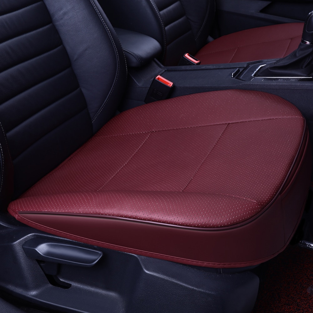 Car Seat Cushions PU Leather Car Seat Cover Car Seat Protector For Car Driver And Passenger Seat Car Accessories: 3