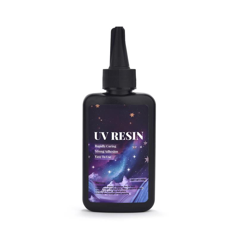 250g UV Resin Glue Bonding & Welding UV Glue Kit With Lamp Quick-Drying Resin Glue For Bonding Glass Metal Wood DIY Crafts Decor: black