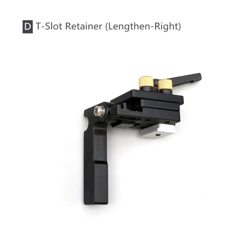 Miter Track Stop Track Limit 30cm T Track For T-Slot T-Tracks Stop Chute Limiter Locator Woodworking DIY Manual Tools TSLM1: Longer Right Stoper
