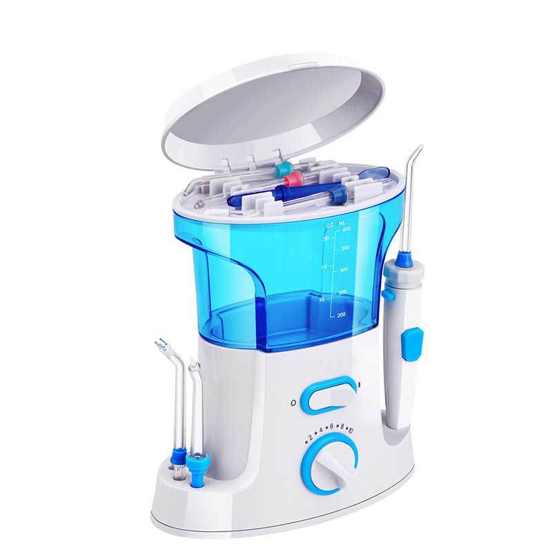 YNIUNIU Munddusche 5 stücke Tipps Zahn Wasser Flosser Elektrische Reiniger 800ml Mundhygiene Zahn Flosser Wasser Zahnseide