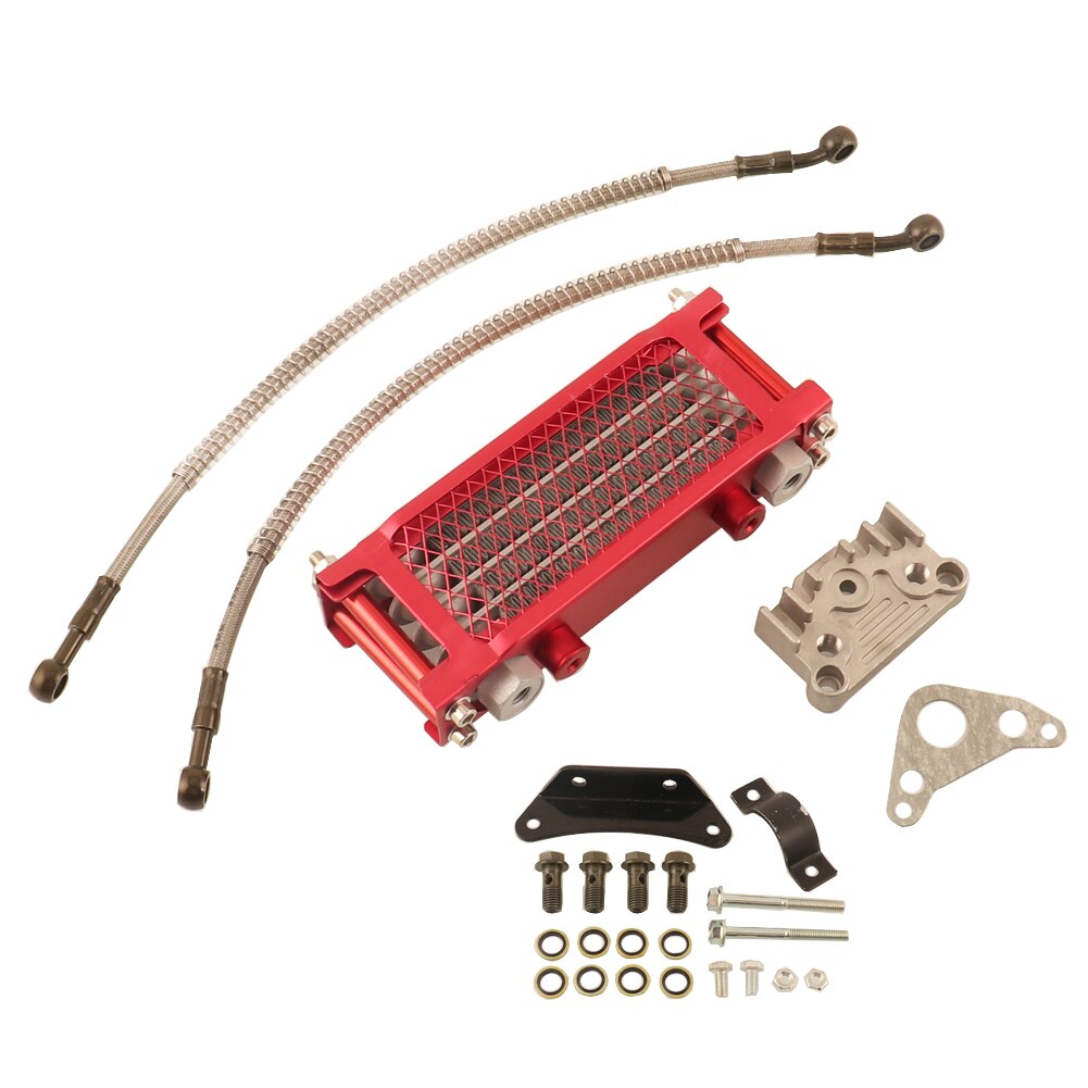 Motorcycle Oil Cooling Cooler Radiator Oil Cooler Set For 125 140cc Dirt Bike Monkey Bike DAX Pocket Bike ATV Motor
