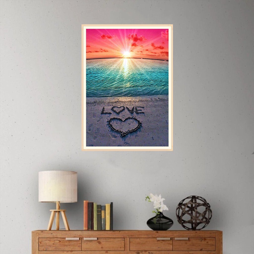 Full Pattern 5d Diy Diamond Art Embroidery Home Landscape Decoration Flower Diamond Painting Cross Stitch Year #T5P: A