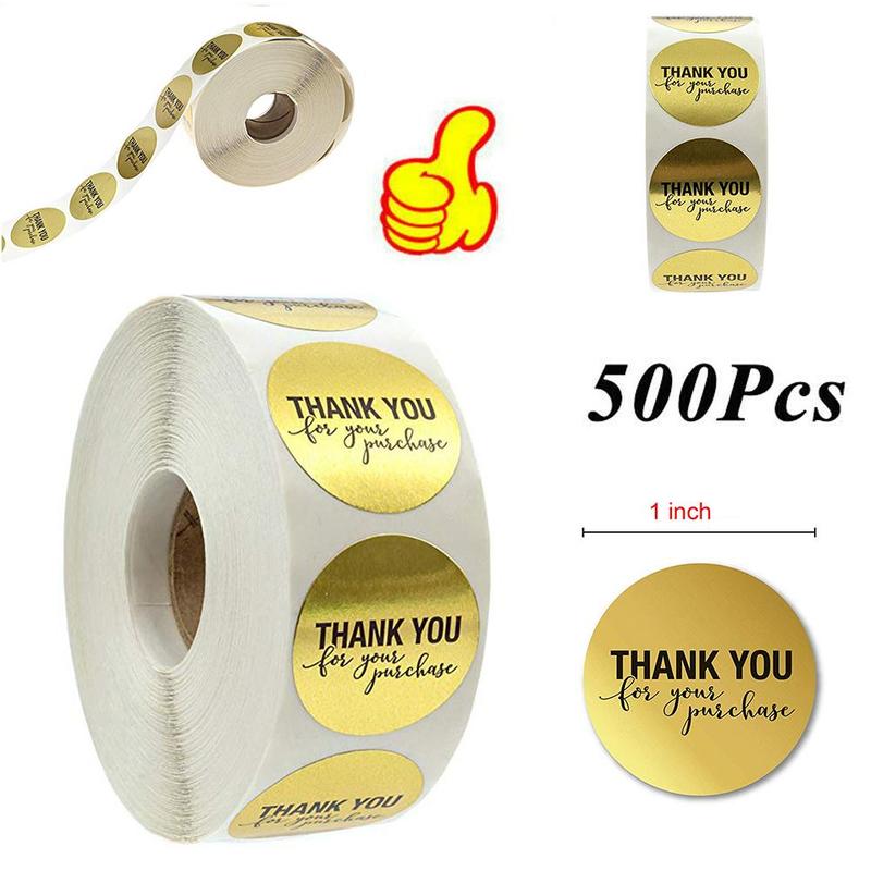 Rollo hecho a mano con corazón de amor, etiqueta de sellado, adhesivo de papel Kraft Natural, pegatinas de de manualidades, 500 Uds. Por rollo