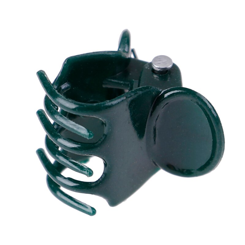 100 Pcs/Bag Plastic Plant Support Clips Orchid Stem Clip for Vine Support Vegetables Flower Tied Bundle Branch Clamping
