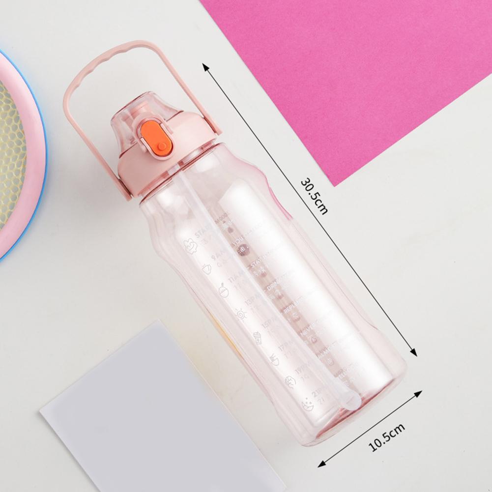 2000ml Large Capacity Waterbottle Water Bottle Sport Flask For Camping Hiking Tourism Travel Drink Water Bottle With Time Marker