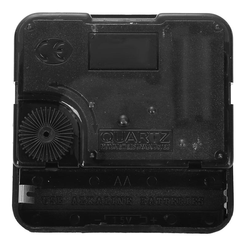 1 Set Silent Wall Clock Quartz Mechanism Black and Red DIY Wall Clock Quartz Clock Hour / Minute Hand Clock Movement