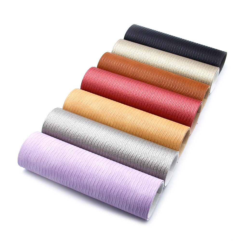 20*34cm Solid Color Bump Texture Synthetic Leather ,DIY Handmade Materials For Making Crafts,1Yc6269