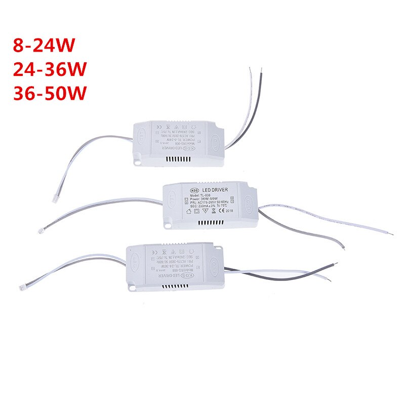 Licht Transformers Voor Led Downlight 240mA 50/60Hz Ac 167-285V Led Constant Driver 8-24W 24-36W 36-50W Voeding