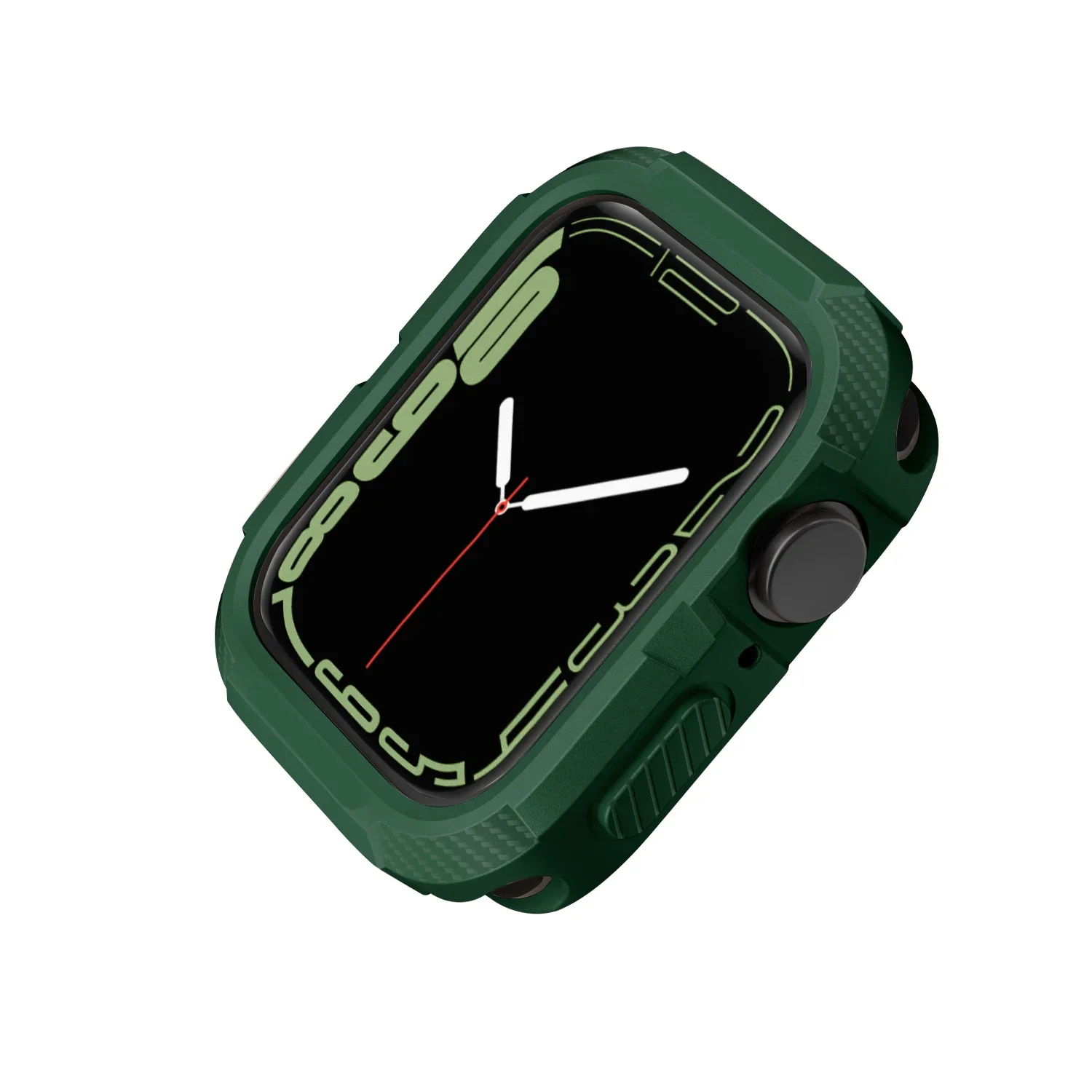 Cover voor Apple Watch Case 44mm 40mm 45mm 41mm 42mm 46mm Iwatch Accessorie TPU Screen Protector Apple Watch Series 10 9 8 7 6 Se: green / 4-6.9 Inches