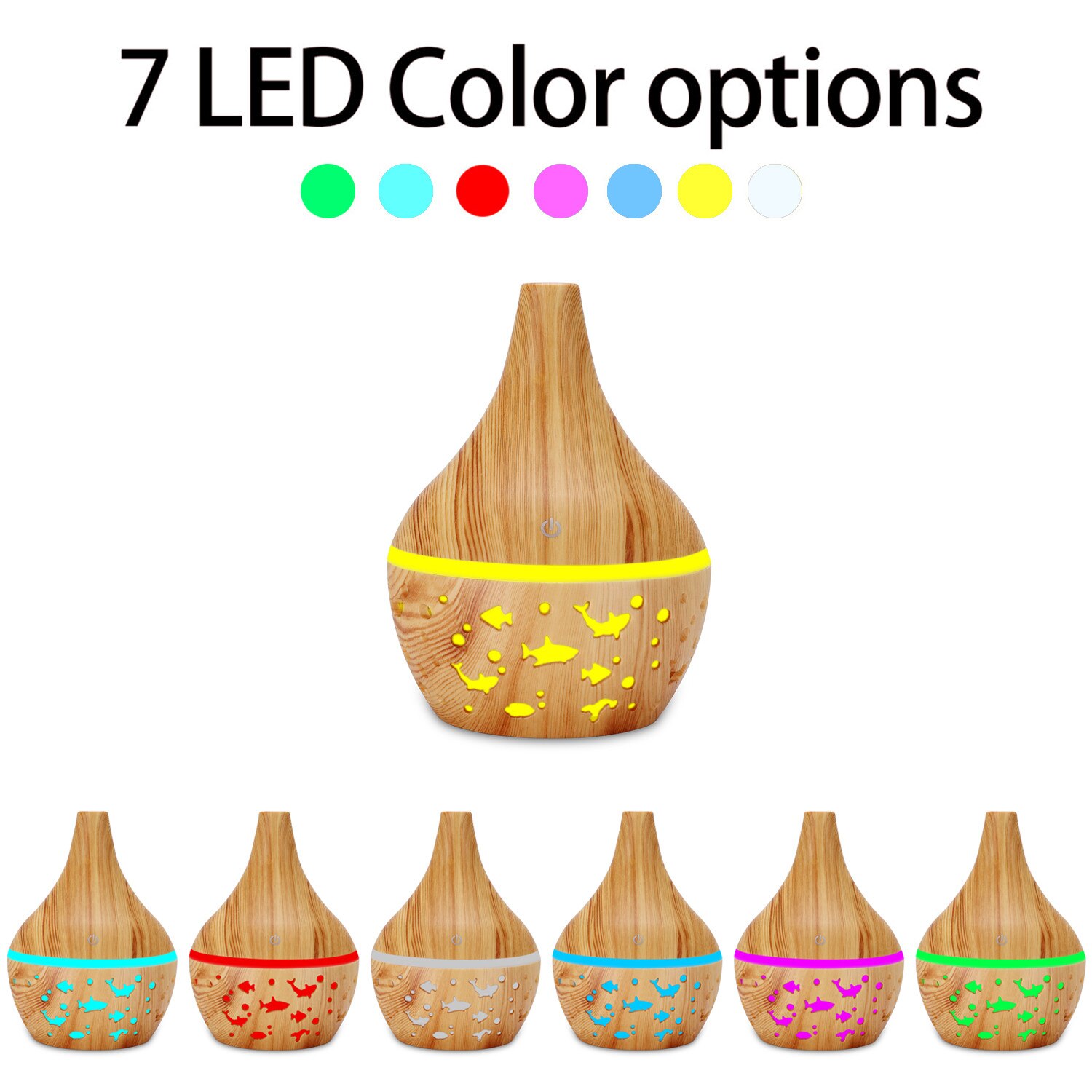 Elektryczny zapachowy nawilżacz powietrza Oli dyfuzor doprowadziło kolor światła konwersji aromat nawilżacz mgła producent dyfuzor dla domu sypialnia: żółty