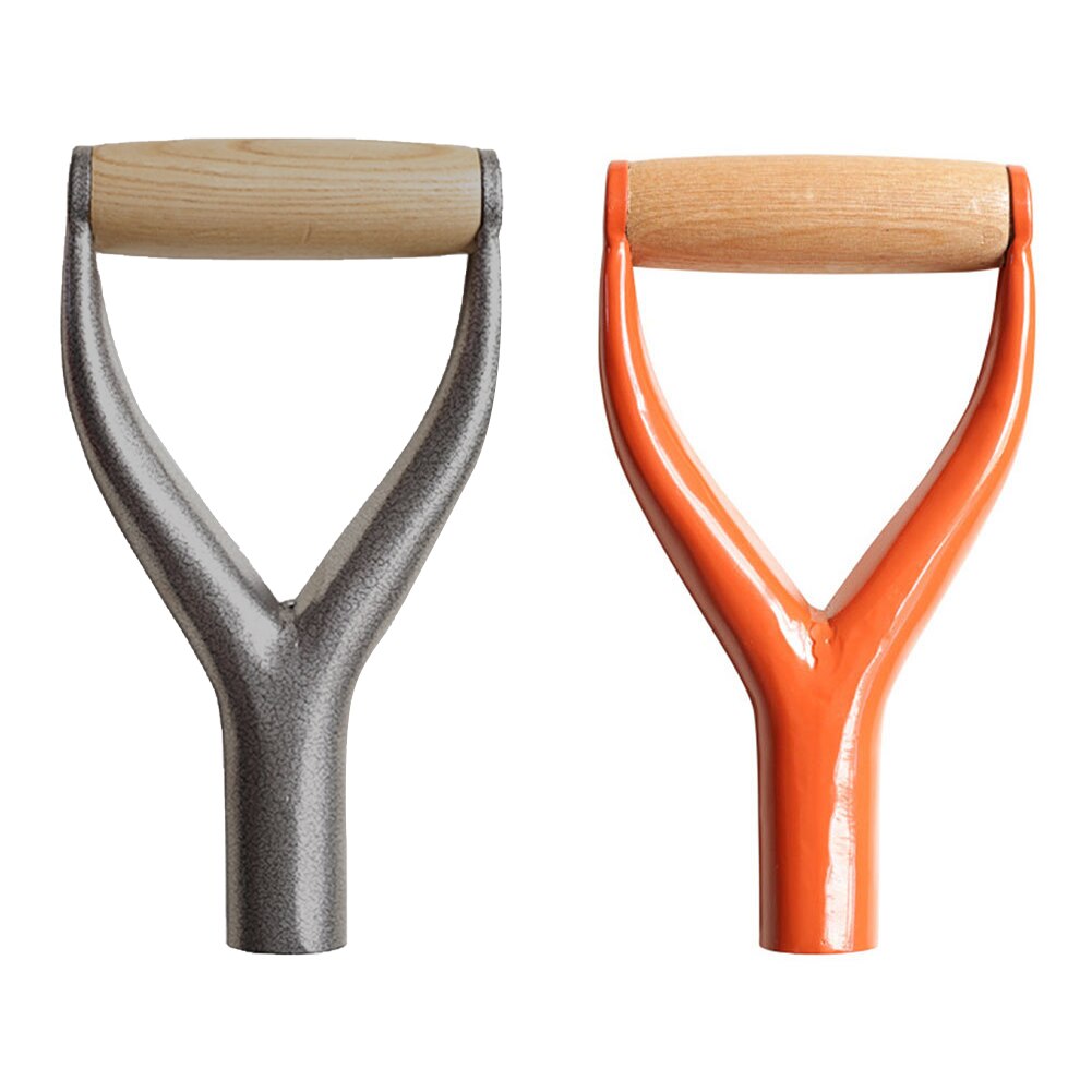 Home Shovel Handle Spade Fork Multifunctional Y Grip Raking Solid Iron Replacement Garden Tool Portable Accessories For Digging
