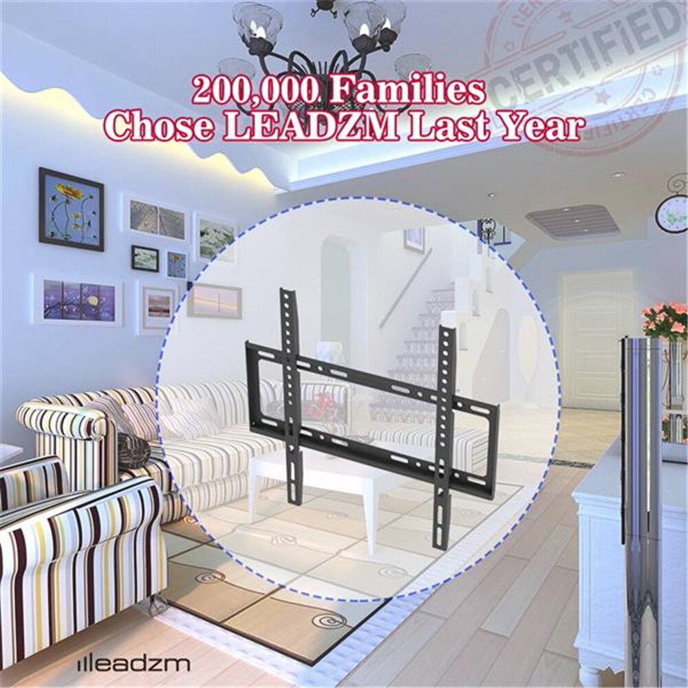 Living Room Furniture TV Wall Mount Bracket Fixed Flat Panel TV Frame for 26-55 Inch LCD LED Monitor