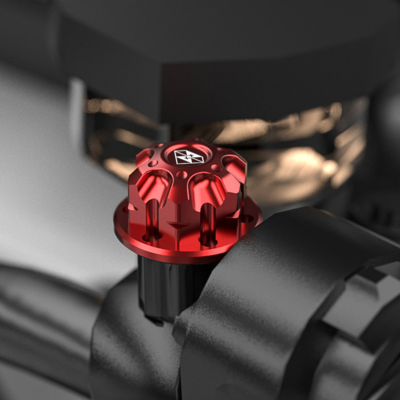 Motorcycle Ornament Mirror Screw Plug M8 / M10 * 1.25 Mm Positive / Reverse Thread