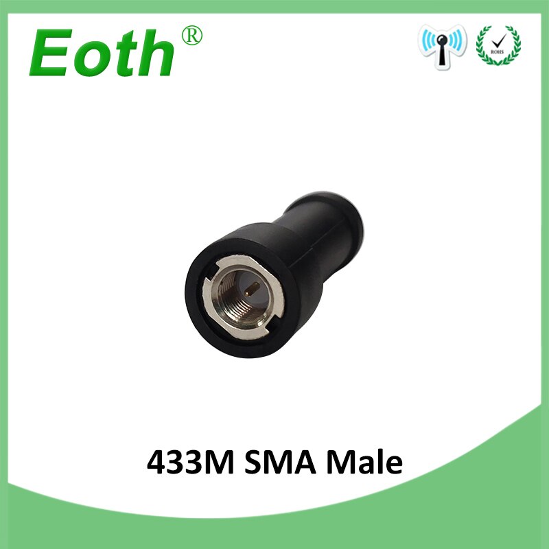 1 pièces 433 MHz antenne 2 ~ 3dBi SMA mâle connecteur Mini taille 433 MHz antenne directionnelle antenne pour sans fil Lorawan compteur d'eau 433m