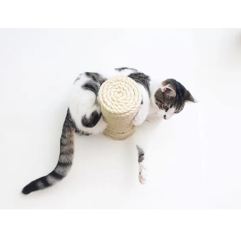 Aan de muur te bevestigen sisal kattenkrabpaal, krabpaal voor katten, kattentoren, klimmeubel voor huisdieren, klimrekken, speelgoed voor katten