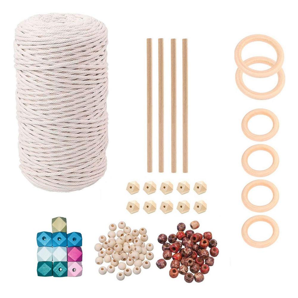 Macrame Kit Diy Kant Weven Handgemaakte Tool Accessoires Voor Muur Opknoping Woondecoratie