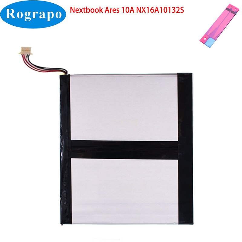 3.7V 6800mAh Laptop Tablet PC Battery For Nextbook Ares 10A NX16A10132S 10.1 5 Wire Plug