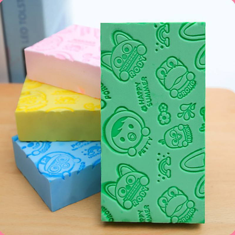 Magic Bad Spons Exfoliërende/Dode Huid Verwijderen Spons Body Massage Cleaning Douche Borstel Bad Gereedschap Badkamer Voor Kinderen Volwassen