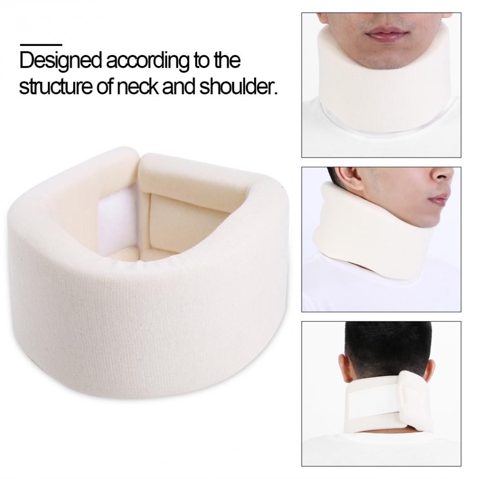 Vendaje de espuma suave ajustable para cuello, soporte para cuello Cervical, vertebral, dislocación, alivio del dolor, primeros auxilios, cuidado del cuello