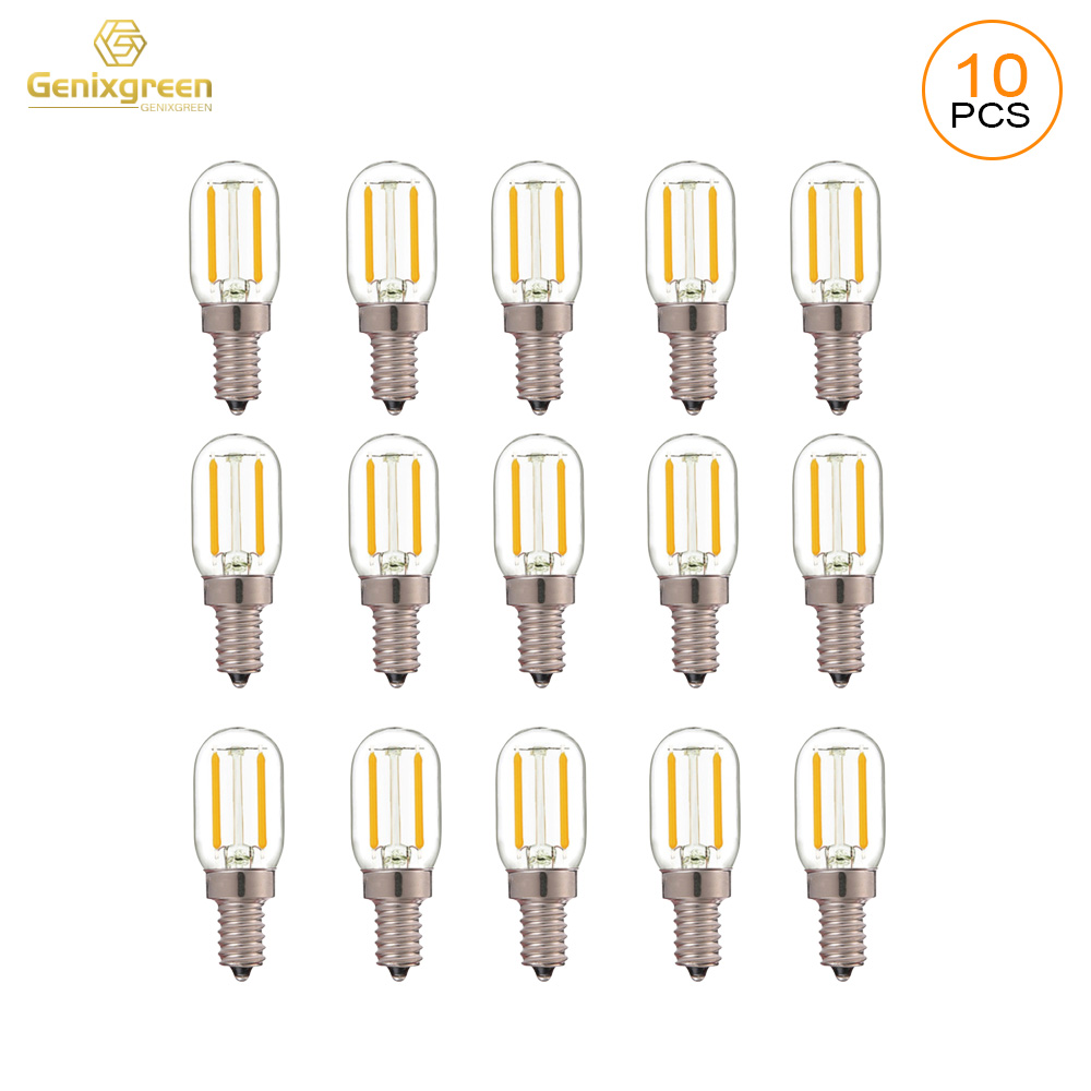 Genixgreen DC AC 12V 24V E14 LED-Birne T22 1W Niederspannungs-Rohrglühlampe E12 Kandelaber LED-Lampe RV Lokomotive Raumbeleuchtung: YELLOW / changeable / PC 1