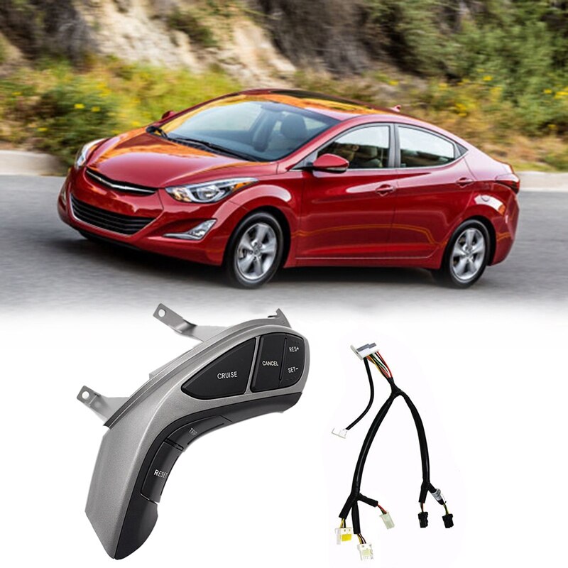 Car Right Steering Wheel Bluetooth Switch + Ext Wire for HYUNDAI Elantra MD -