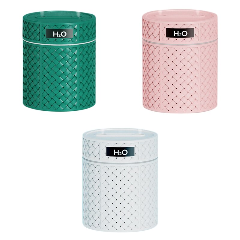 Humidificateur d&#39;air Portable USB à double buse de 600ML, diffuseur d&#39;huile essentielle et d&#39;arôme, lumière chaude pour la maison