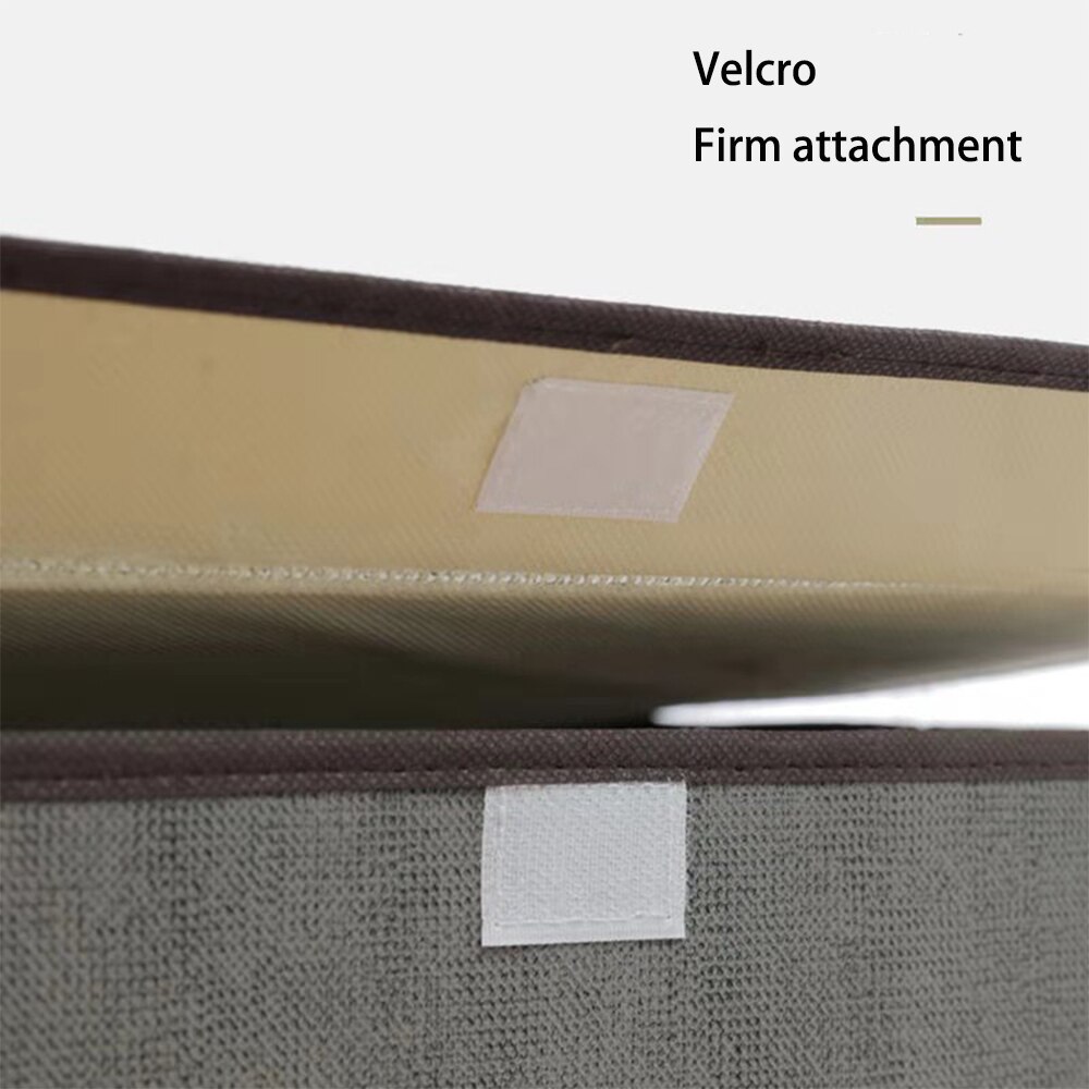 Storage Box Foldable Linen Cloth Collapsible Storage Cube Bin Storage Cube Box Fabric Storage Box Organizer Storage Bins