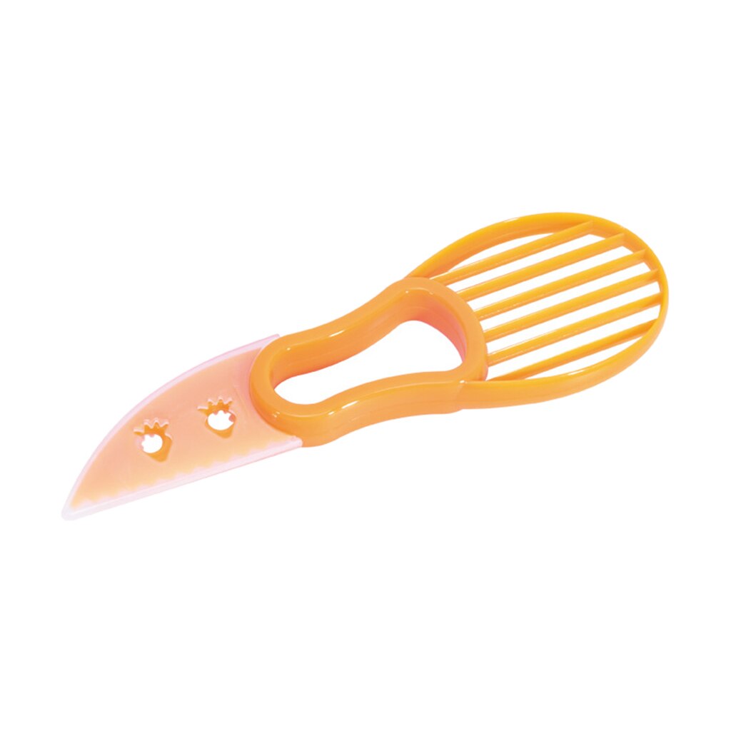 Avocado Slicer Shea Corer Boter Dragon Fruit Peeler Cutter Pulp Separator Mes Multifunctionele Groente Fruit Keuken Gereedschap: Orange