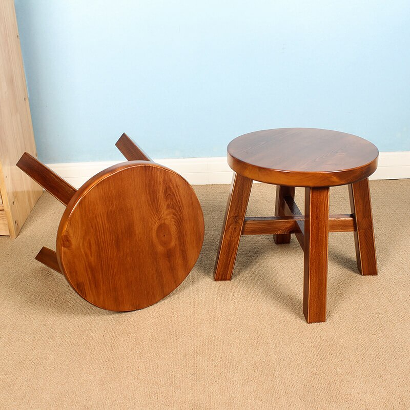 Living room home stool solid wood adult small bench simple modern wood stool wooden stool