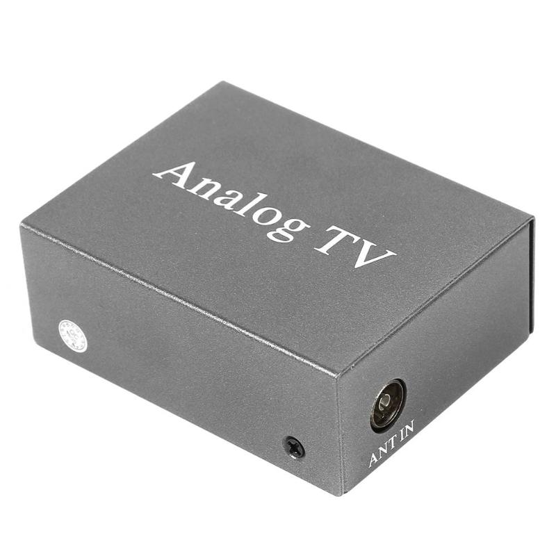 Car DVD Analog TV Box Receiver Graceful and Beautiful Safety and Reliability In Car Video System PAL NTSC TV Tuner
