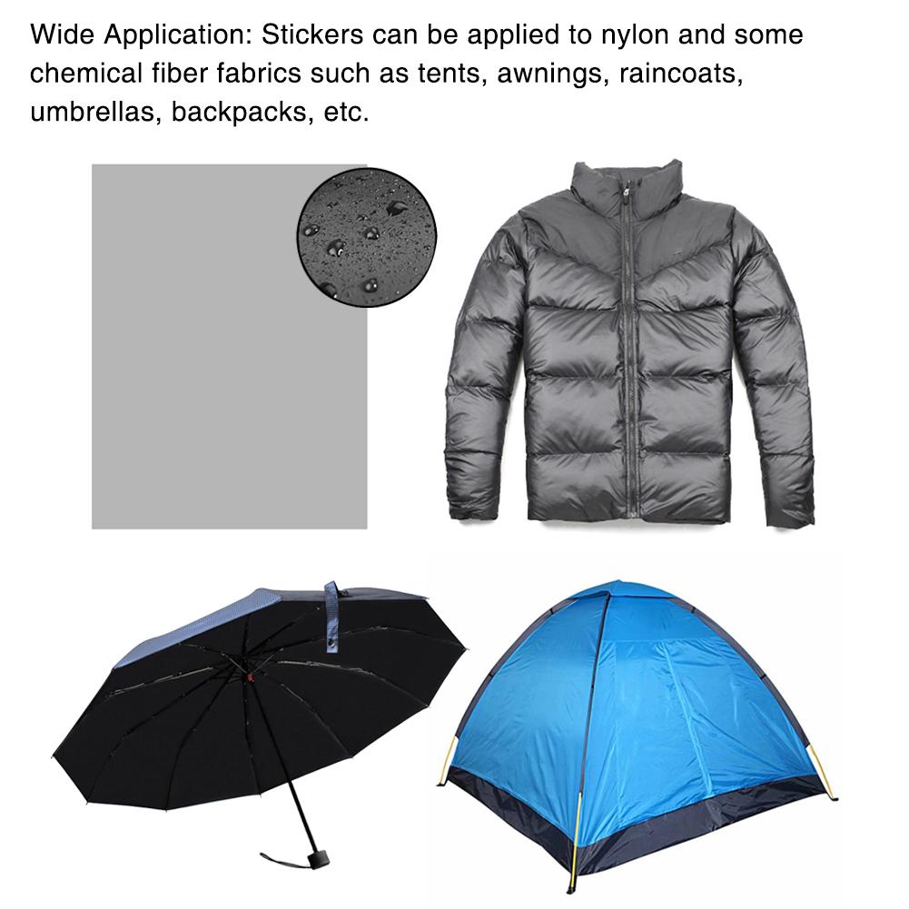 1pc selvklæbende patch telt tilbehør udendørs camping vandreture reparationsbånd vandtæt nylon klud klistermærke