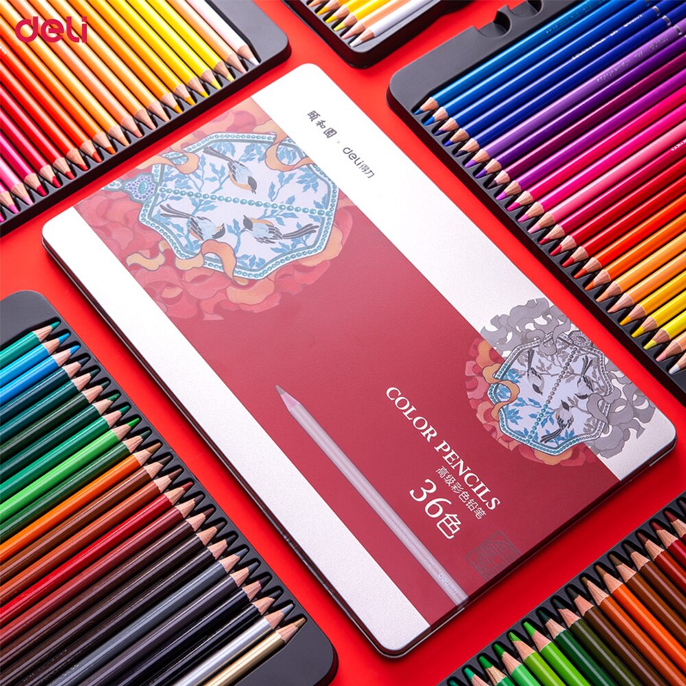 Deli 68127 Summer Palace 36 colors 48 colors high-end oily lead