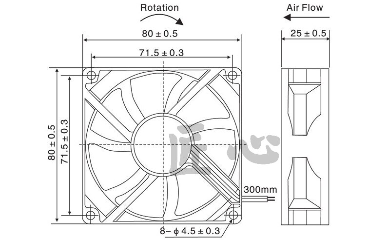 Ventola del dispositivo di raffreddamento della CPU del radiatore per YL D80BH-12(HH) 8CM 80*80*25MM DC12V 0.3A 0.18A PWM maestro muto idraulico del controllo della temperatura