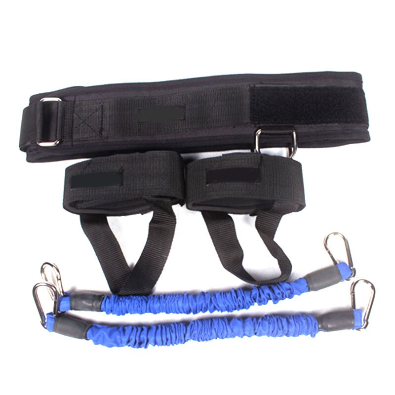 Vertical Resistance Bands Set Jump Bounce Trainer Device Leg Strength Training for Agility Speed Basketball Fitness Equipment: blue