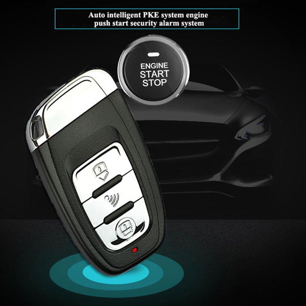 Sistema de arranque sin llave para coche, alarma remota antirrobo para SUV, botón de arranque automático, alarma de entrada sin llave, accesorios para coche de 12V