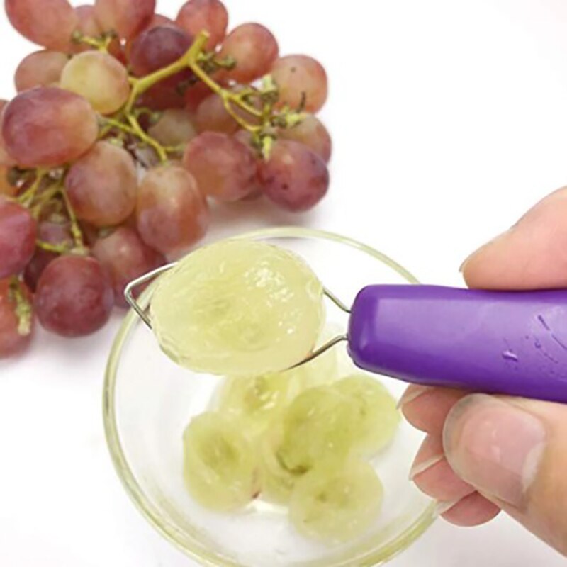 Cokytoop Grape Peelers Convenient Fruit Peeler Stainless Steel Rings Eco-Friendly Kitchen Peeling Machine Tools Accessories