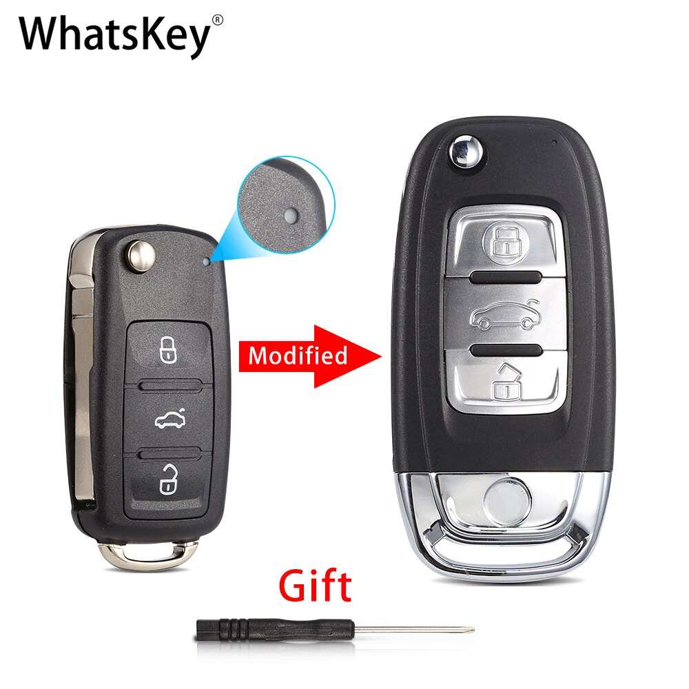 3 tasten Remote Key Shell Für Volkswagen VW Für Skoda Sitz Caddy Eos Golf Tiguan 5K0837202AD Flip Klapp Schlüssel Fall HU66 Klinge
