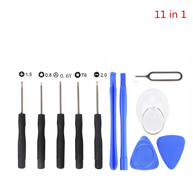 21 In 1 Spudger Pry Opening Lcd Touch Screen Tool Schroevendraaier Set Voor Iphone 11 Xiaomi Handgereedschap Mobiele Telefoon reparatie Gereedschap Kit: 11 IN 1