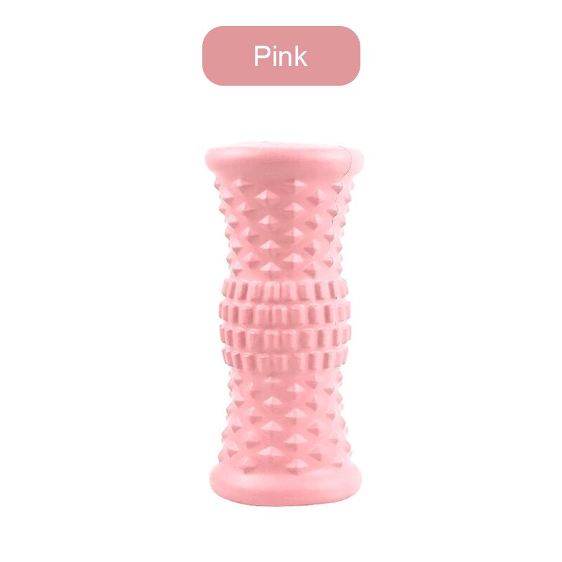 Eva Voetmassage Roller Dubbele Lacrosse Spiky Ball Myofasciale Ballen Voor Fasciitis Plantaris Mobiliteit Terug Voetboog Pijn: Roze