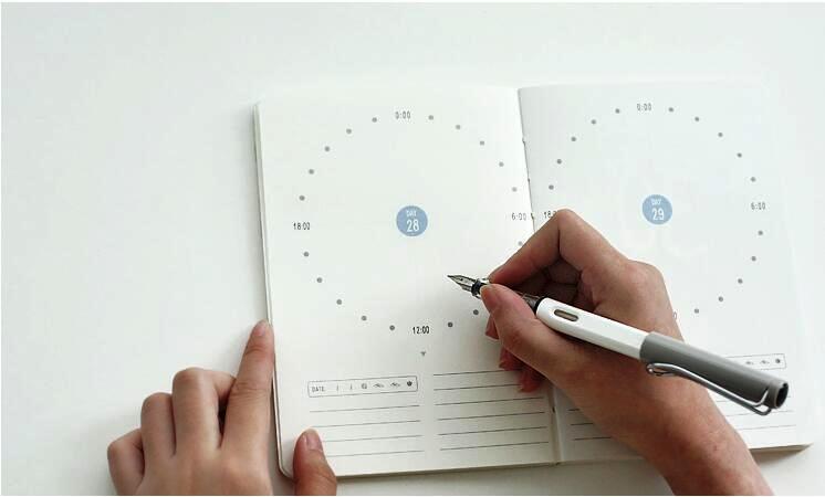 Cuadrícula mundial de 100 días, Agenda de estudio, cuaderno, papel de cuadrícula con organizador diario, diario, papelería,