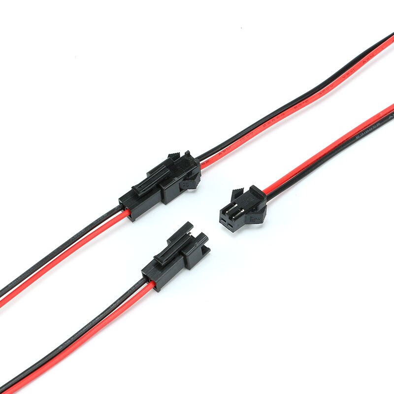 1-50 pairs JST SM led Connector 2pin / 3pin / 4pin Male And Female Set 2 3 4 pin Wire cable pigtail Plug for LED Strip