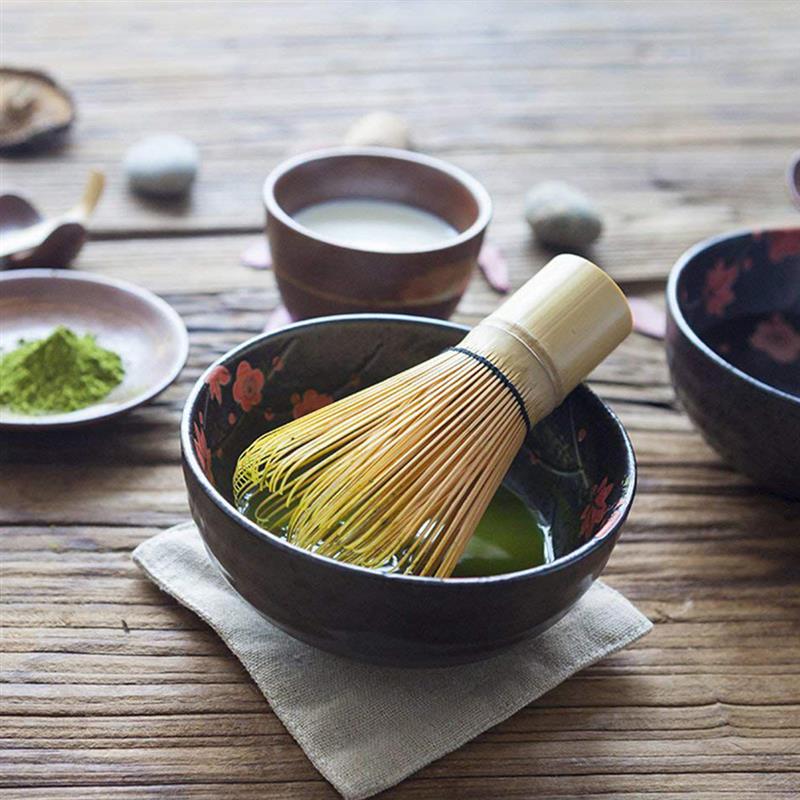 3 stk japansk tesæt inkluderer matcha bambus piskeris traditionel scoop & teske
