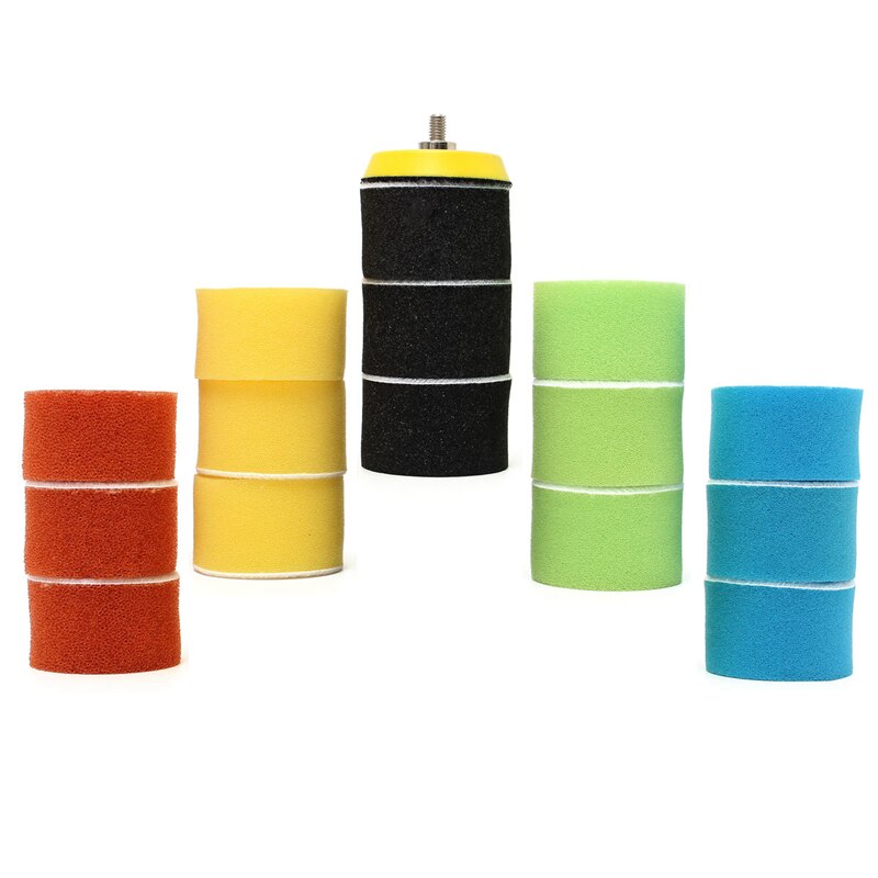 16Pcs/Set Polishing Pad For Car Polisher 2 Inch 50mm Polishing Circle Buffing Pad Tool Kit For Car Polisher Wax Pulidora Auto