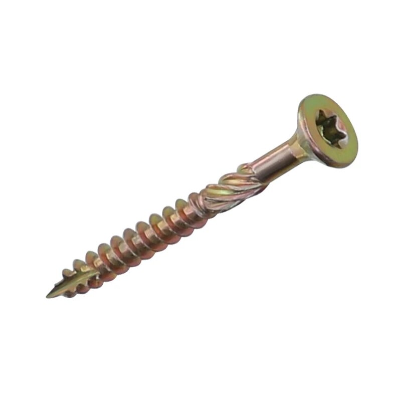 100 stk 35/45/60/80mm trebearbeidingslommehullskruer  t25 torx selvgjengende skruer dekkskrue trebindingsskruer til hardtre