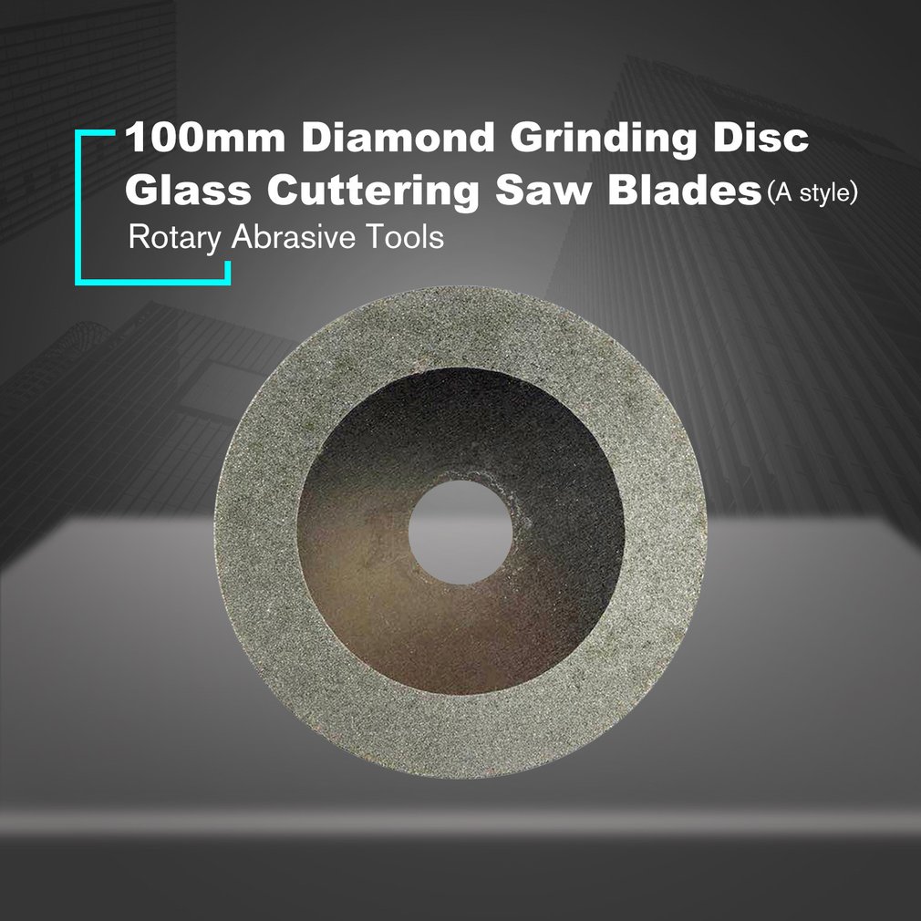 Diamant Slijpschijf 100MM Cut Off Discs Wiel Glas Snijden Zaagbladen Zaagbladen Rotary Schuurmiddelen